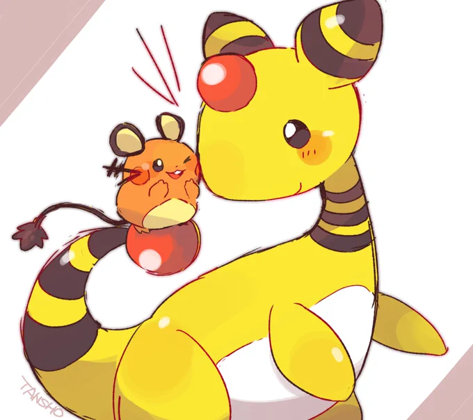デンリュウとデデンネ たのしみすぎてどうしよう! 