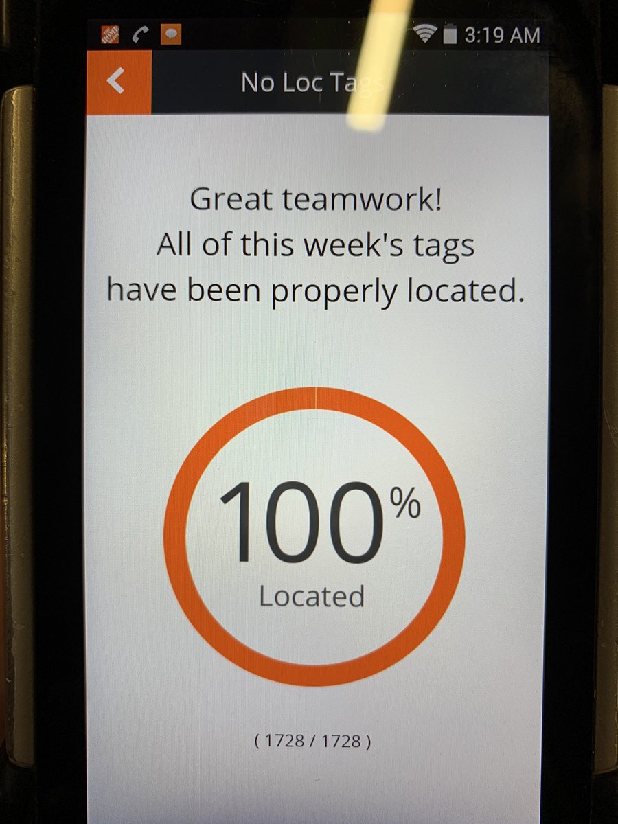 Having great overheads also means 100% located pallets! #bellyeah