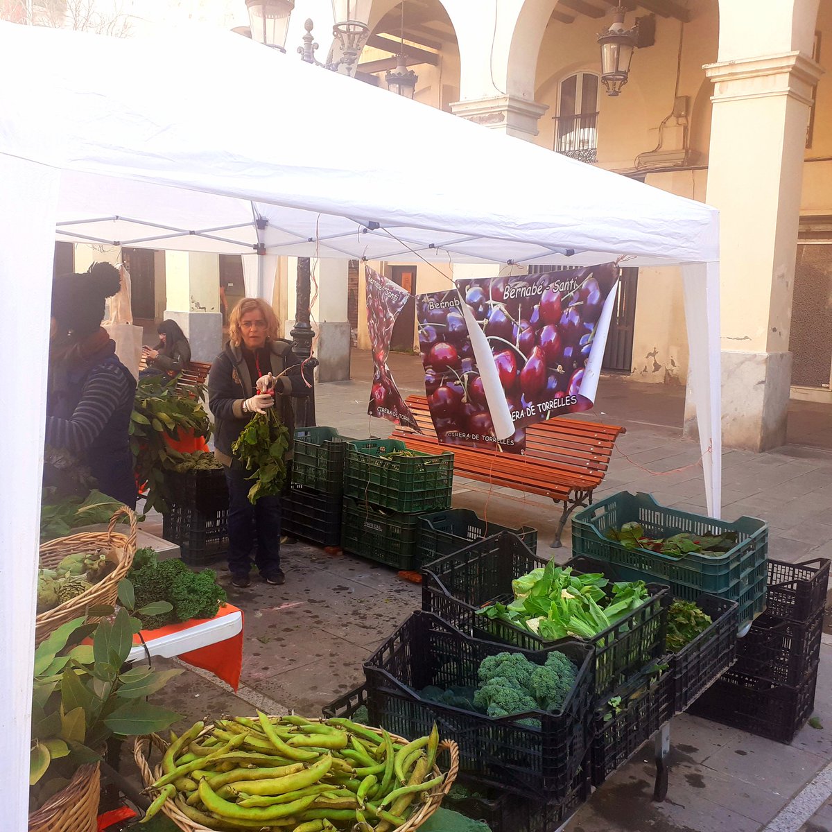 elvirajuncosa's tweet photo. Com cada quinze dies, avui hi ha @mercatpagesLS #LaSagrera a la Plaça #Masadas; una aposta de productes de la terra de qualitat i des de la proximitat. https://t.co/MDjx3Uoqbj