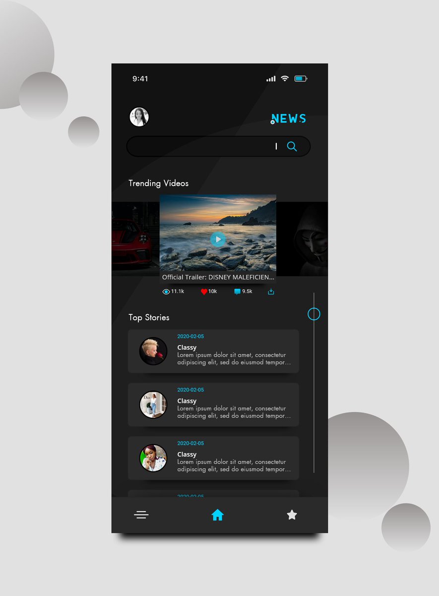 kessycuteena's tweet photo. A simple dark theme home page design of a news app created with adobe XD.
#darkthemeui #news #uiux #uxdesign #uxbites #uiuxzone #appdesign #apppage @abdulldsgnr @ui_gradient @uiuxsupply @blackandycr8 @alexunderhess.design @adobedesigners @tribe.ui @UX_trends
@AdobeXD https://t.co/n0m3Xedstb