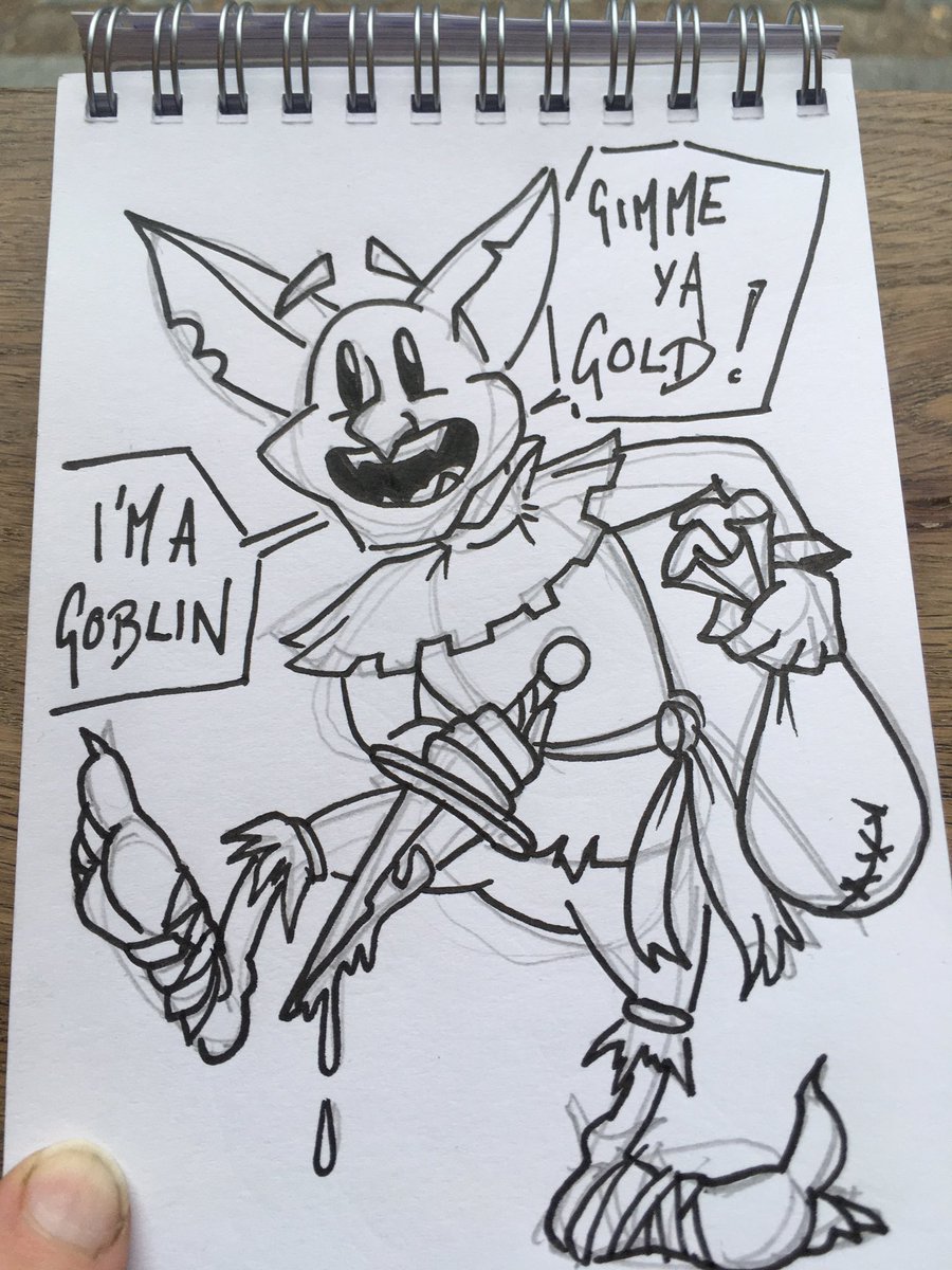 Glennandpaper's tweet photo. It’s Sunday, it’s cold & wet out, and I have a thirst for adventure.
It must be @Questingtime!
#imagoblin #goblin #soamespiss https://t.co/lCYjIt72aV