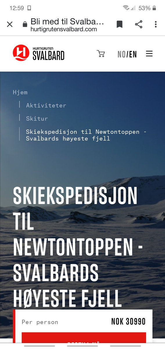 R_Gabrielsen's tweet photo. Hva med en 13 dagers ekspedisjon til Newtontoppen i Hurtigruten's regi. Krever meget god fysisk form. 
https://t.co/9WEBI0kfwB

 #NRKSvalbard https://t.co/rV8lhOZH2c