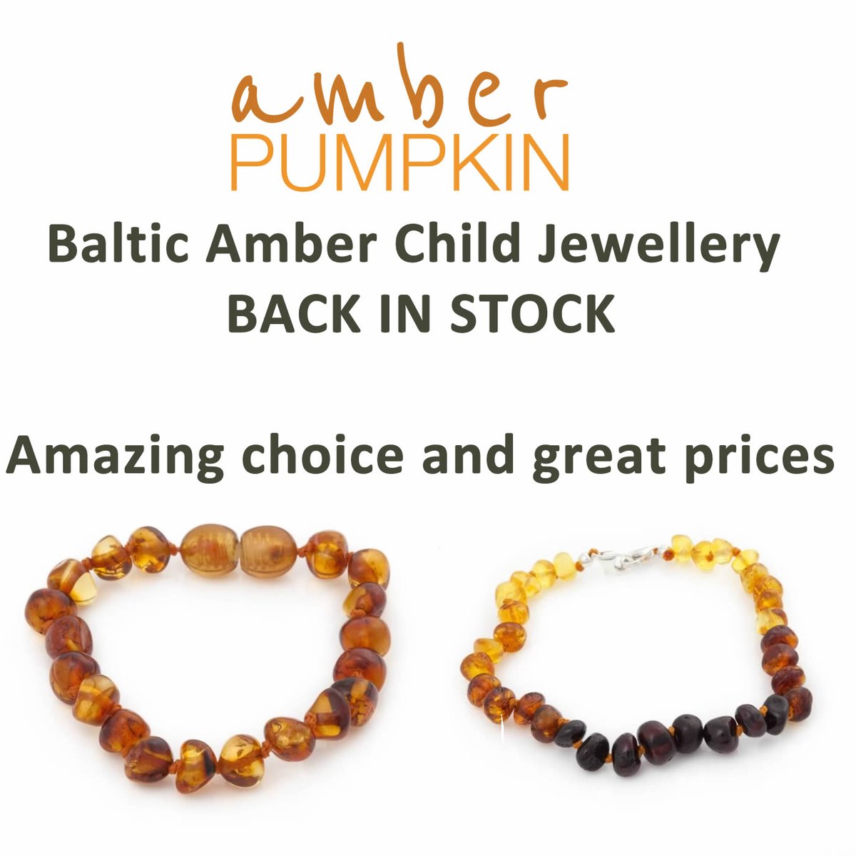 amber pumpkin teething