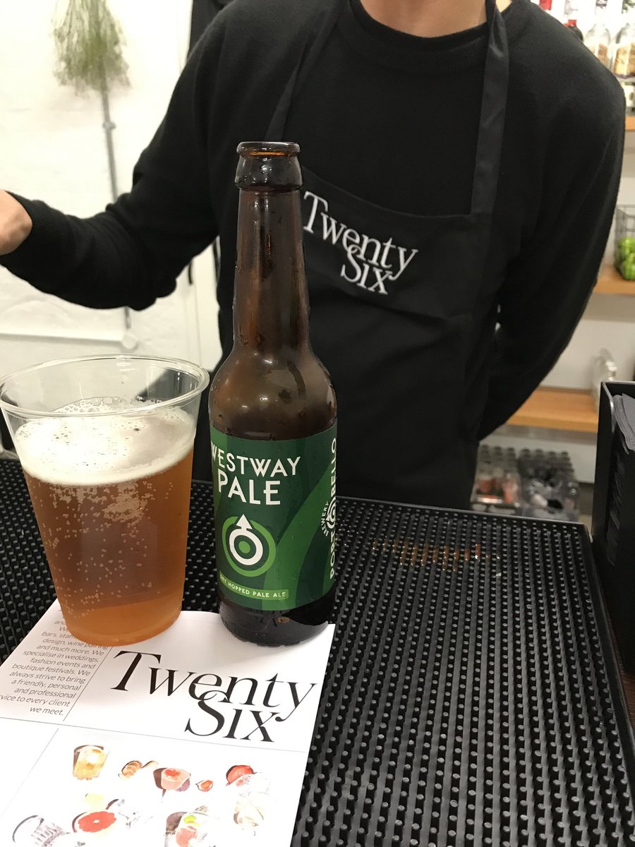 Are you at the Most Curious Wedding Fair? Fear not... find yourself a restorative Westway Pale from our friends @wearetwentysix