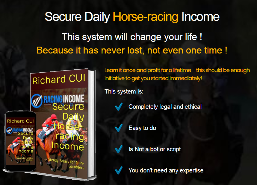 Secure Daily Horse-racing Income: bit.ly/hrincome