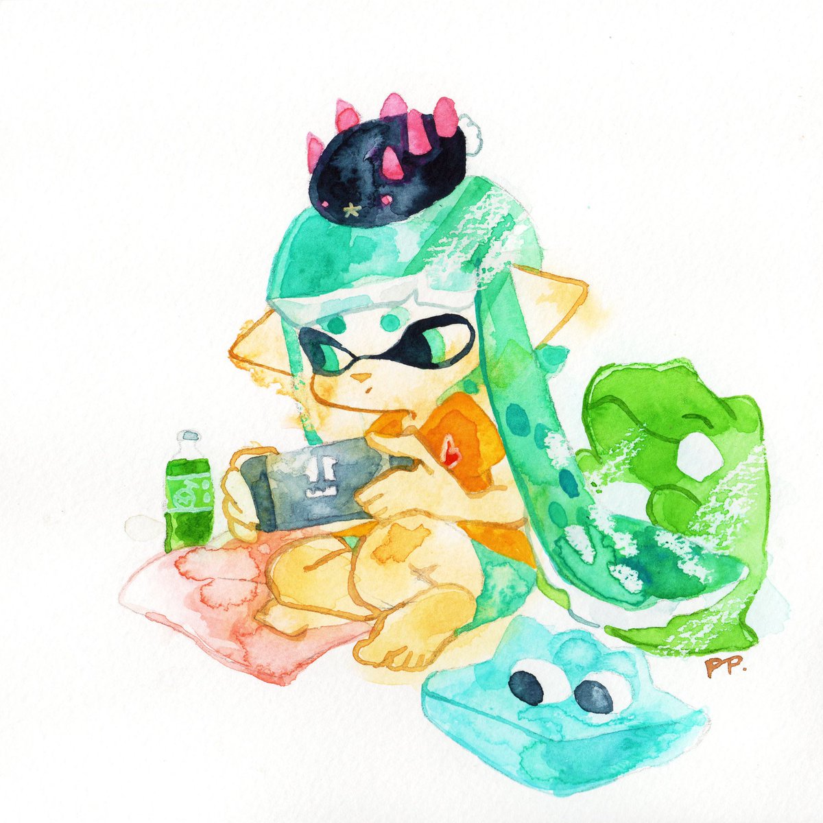 スプラトゥーン ポケモンとスプラトゥーン Ppのイラスト