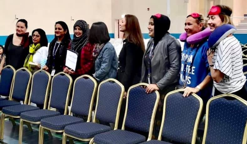 Arabic language for parents in an after school club for Repton School Dubai Mums &amp; Dads, they performed at the Senior school Assembly today, we truly enjoyed getting into the roles of plane crew &amp; passengers on our way to EXPO 2020 Dubai.