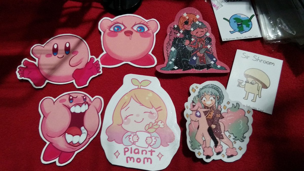 thank you so much to friends and everyone who came by the booth to support and to trade! ! so happy recieving ur cards, stickers, and meeting u guys!! ?? 