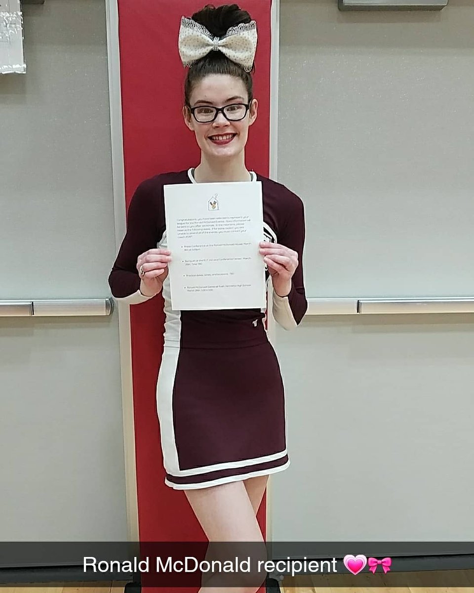 _LVCheer's tweet photo. Our Beautiful Senior Alexis O'Neil earned her a spot at the RONALD MCDONALD all-star game. 💗🎀
#proudcoach #waynecounty #foreveralion #seniorszn 
@LyonsSchool @AthleticsLY @secV_cheertalk @SecVAthletics https://t.co/GJ4wNoP3ef