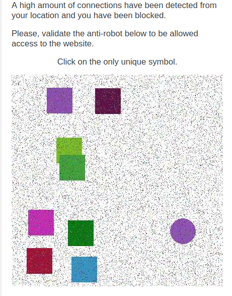 trocinki's tweet photo. @QwantCom I understand that you are not the most popular search engine, but this screen is very annoying. Maybe some people (like me), want to use your service for more than few queries, not only bots? https://t.co/K6PKYEKWZn