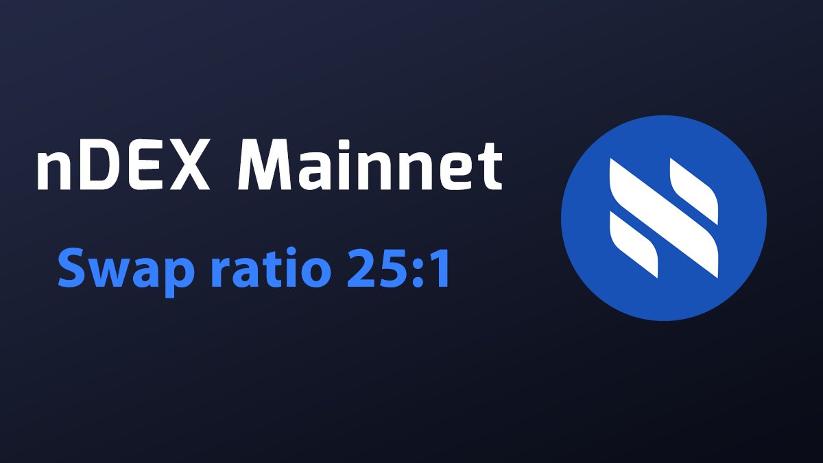 Dear nDEX Network community, old NDX to new NDX swap is started. Daily we do 100 acc swap at a time. Please be sure if you have balance less than 1m then try to collect some or merge with others. Thank You. 
For swap Please fill this form: forms.gle/nVkuVmbFkyCuYf…

#nDEX #NDX