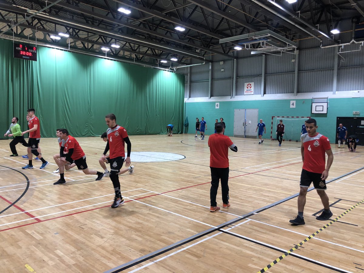 Warm ups underway as we just ⁦<a href="/Brighton_BHC/">Brighton Handball Club</a>⁩ at ⁦<a href="/SMStadium/">SM Stadium</a>⁩ today! ⁦<a href="/englandhandball/">England Handball</a>⁩
