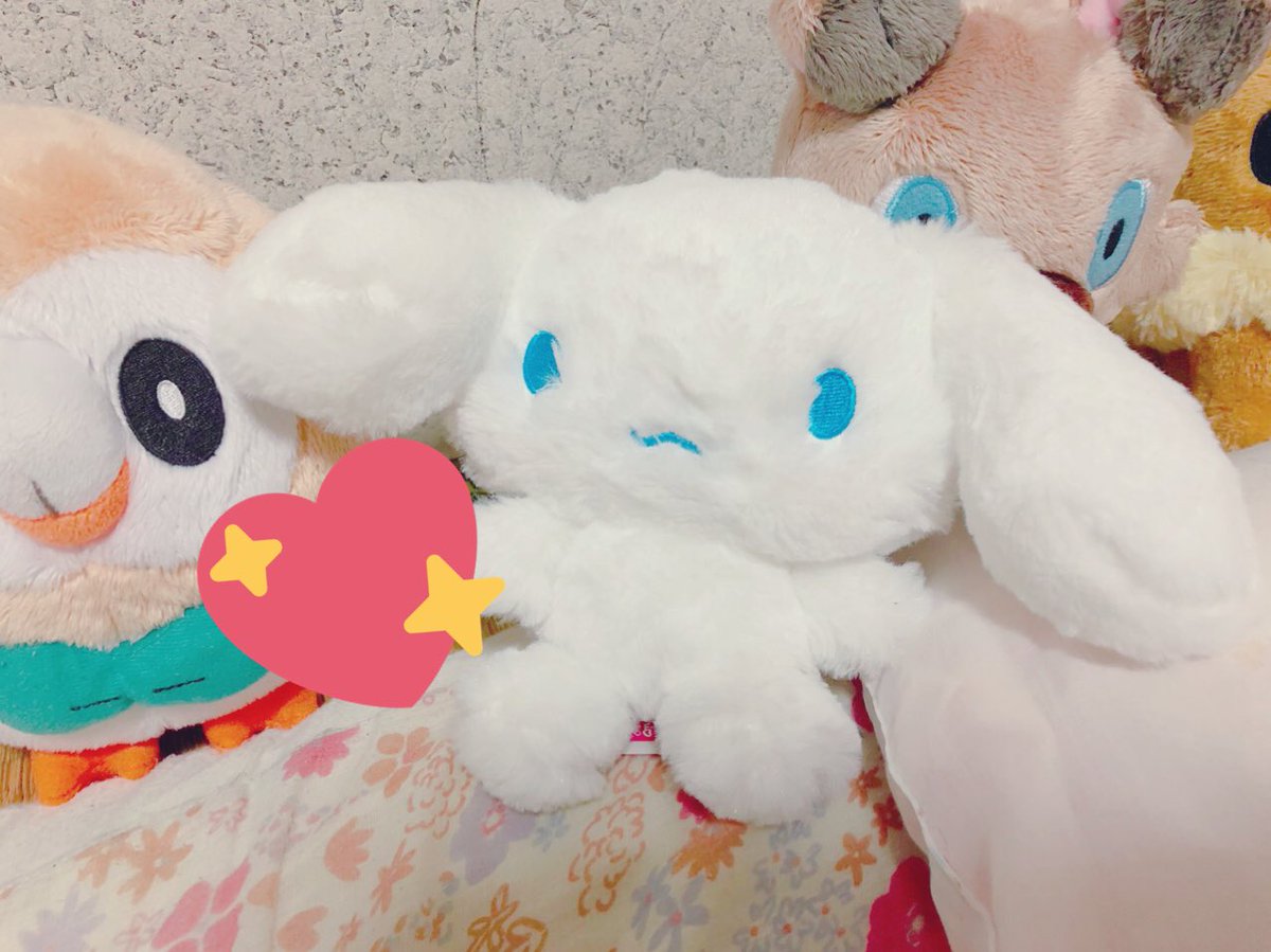 Uzivatel にな Na Twitteru 枕元に置いてるシナモンくんのぬいぐるみふわふわで大好きなんだけど マホイップちゃんもこれぐらい ふわふわの生地でぬいぐるみ作ってみませんか ぬいぐるみ販売会社のみなさんへ