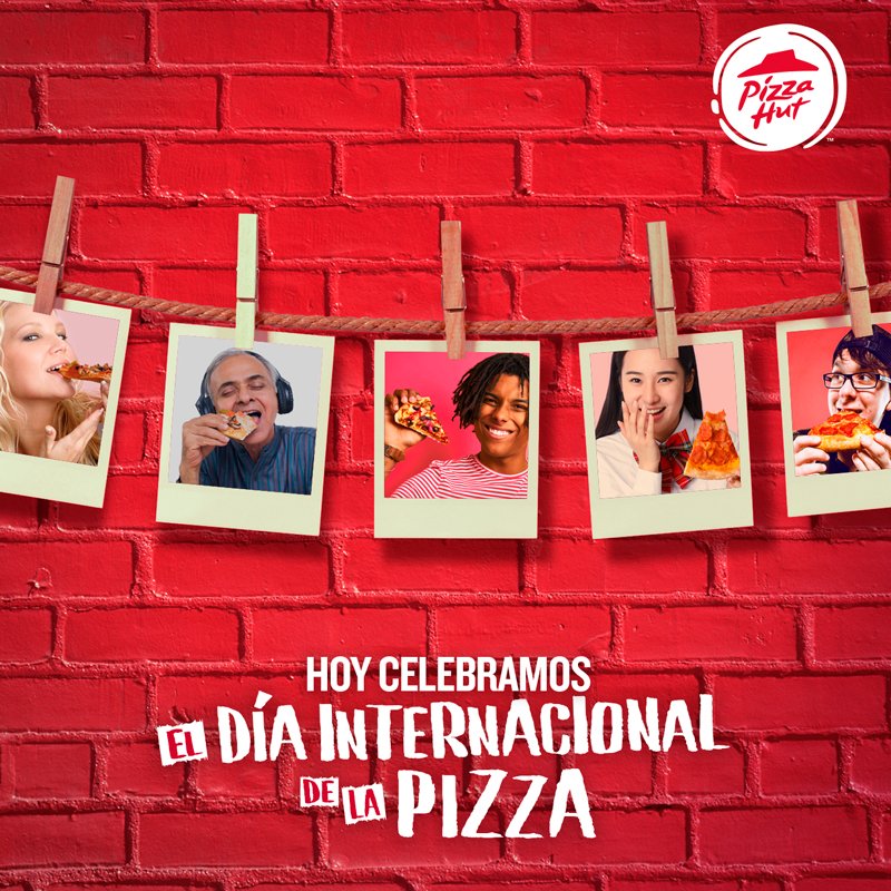 No importa el idioma o el lugar donde nos encontremos, a todos nos une el amor por la Pizza.😍🍕❤️

#FelizDíaInternacionalDeLaPizza #PizzaLovers #DíaDeLaPizza #PizzaHutChile #DíaInternacionalDeLaPizza