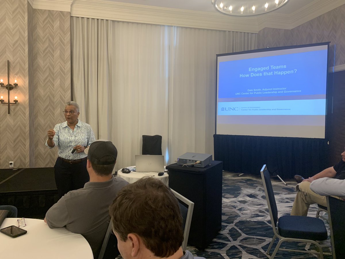 loganboy5's tweet photo. Fortunate to present at 2020 NC Director's Conference on "Engaged Teams, How does that Happen?". #leadership https://t.co/pMtT6Ut3Dt