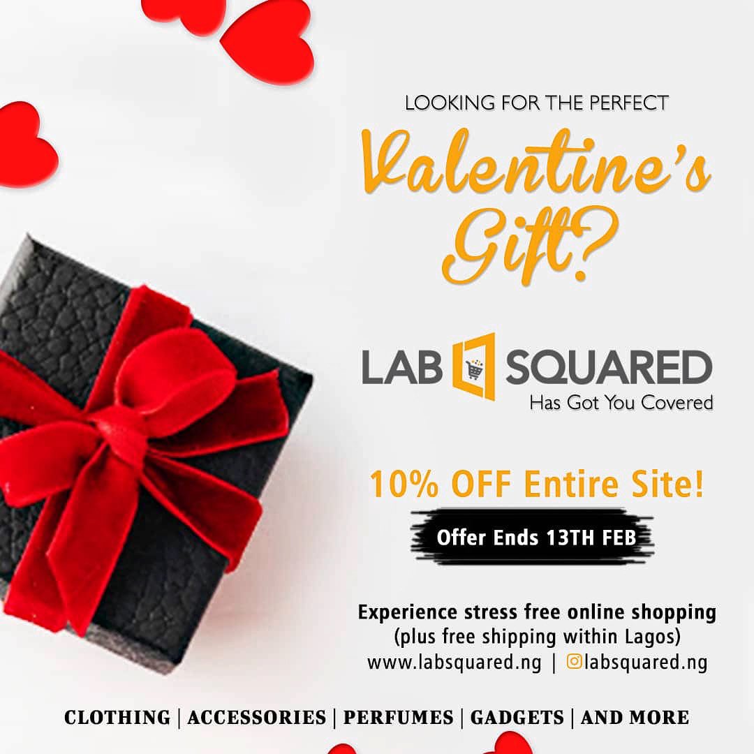 labsquared_ng's tweet photo. Shop your perfect Valentines Gift 🎁 at https://t.co/V7vazuCsT0 at the best prices you will find Online. .
.
🎁 Gift wrapping option available 💝 ✨https://t.co/yqwqx66Jlf✨
☎️ +2349063751707 
#gift #valentines #giftforher #giftforhim https://t.co/gjdLNSNNIQ