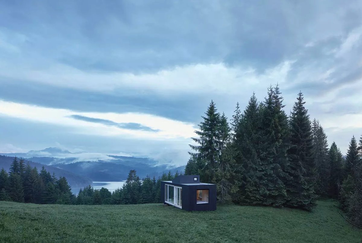 The minimal, sustainable, modular, pre-fabricated Ark ShelterThese start from around €60k and can also be used for offices and recreational spaces:  http://ark-shelter.com 