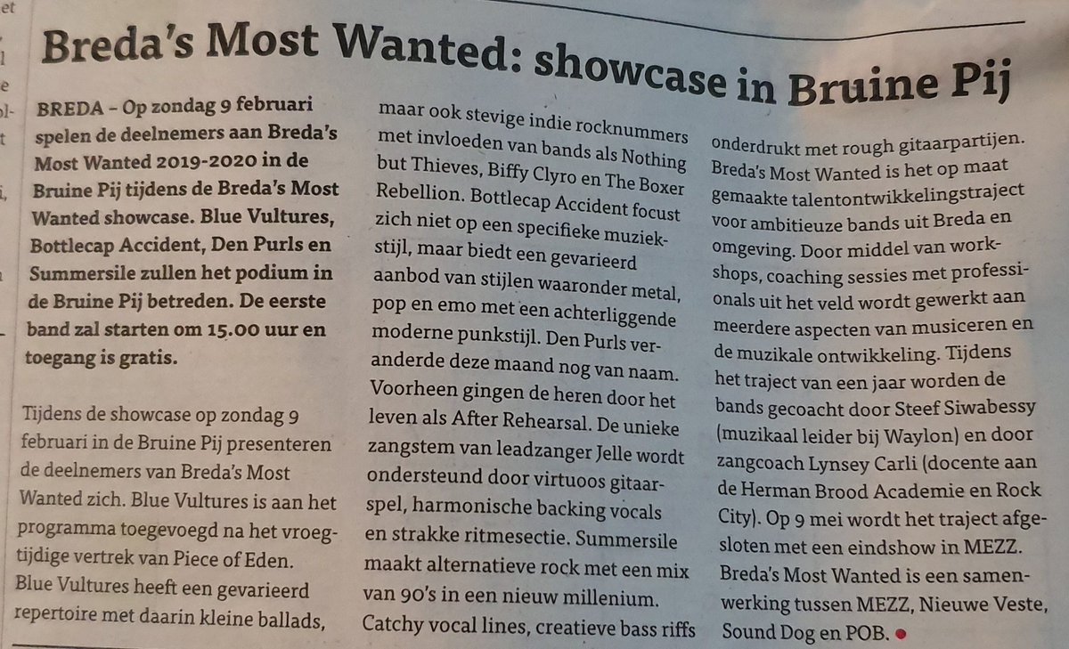 Deze zondag!!