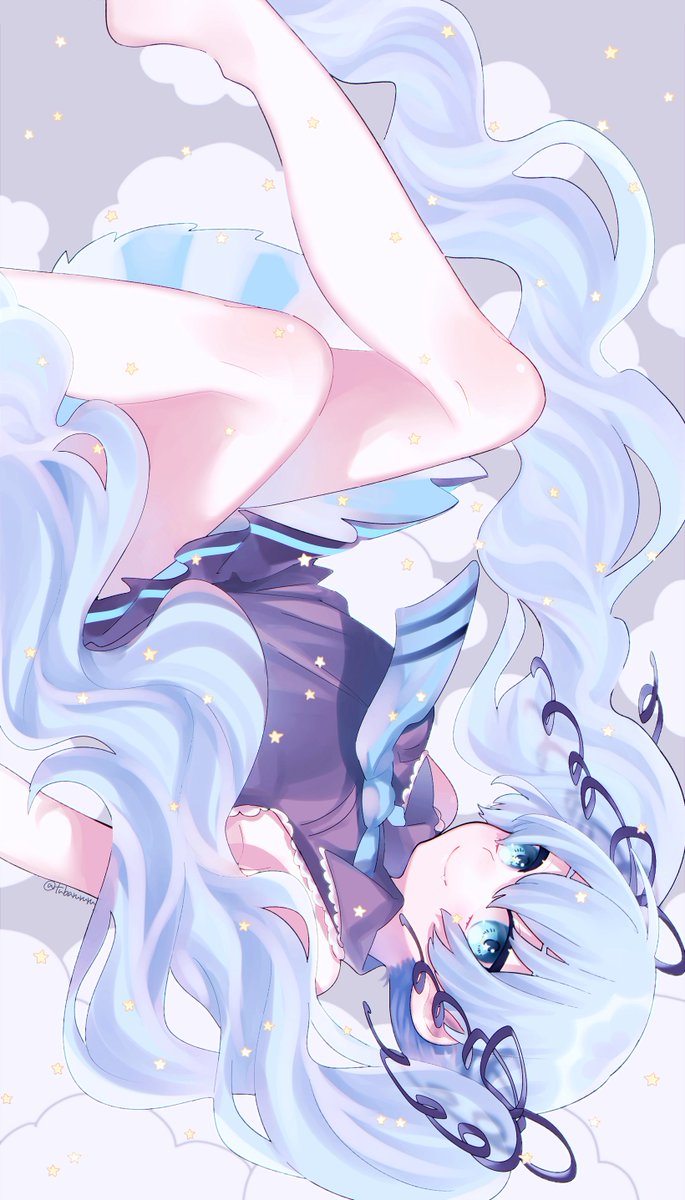 初音ミク 「ミク 」|つばるのイラスト