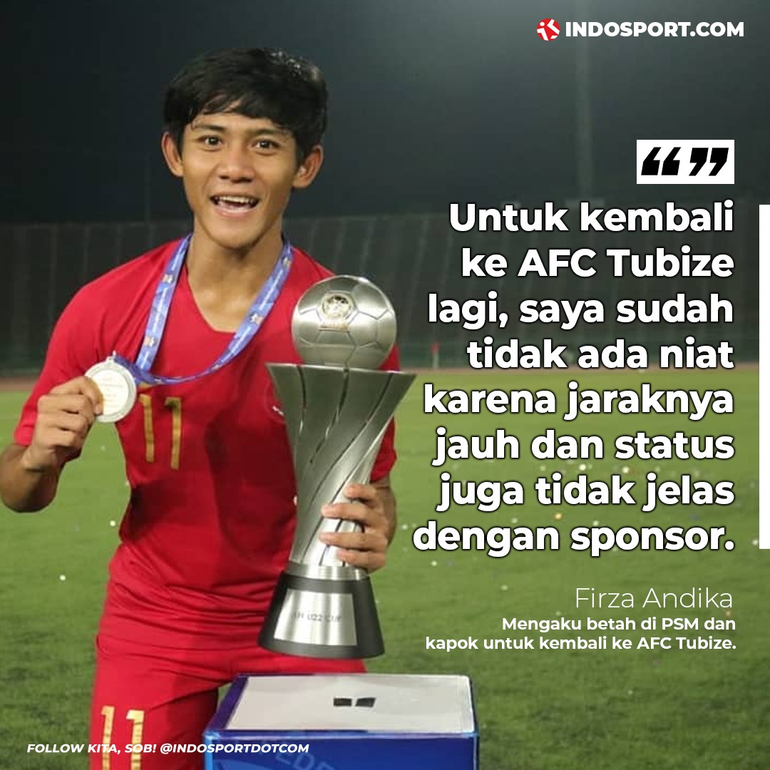 indosportdotcom's tweet photo. Sebuah langkah yang baik Sob, menurut lo?
#FirzaAndika #PSM #AFCTubize #TimnasU23 #indosport https://t.co/uXOPUHsgrs