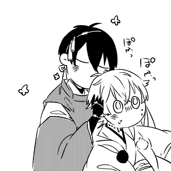 うさぎ洗濯中。 