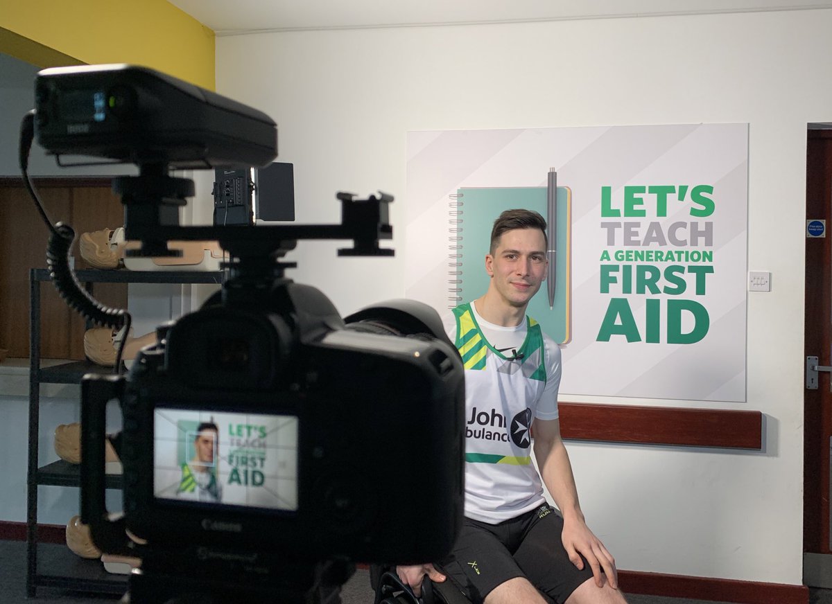 A little bit different #mysjaday helping <a href="/thedjjavo/">James Van Hinsbergh</a> and Louisa with their media. It’s great when I can use my other skills in <a href="/stjohnambulance/">St John Ambulance England</a> too. Storm Ciara put a stop to an outdoor shoot so we made the best of the situation.