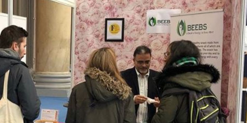 Here's a photo of us informing others about the goodness of Beebs! 

If you're looking for more information on who we are and what we do, head over to our website... beebs4all.co.uk

#beebs #healthybites #vegan #energybites