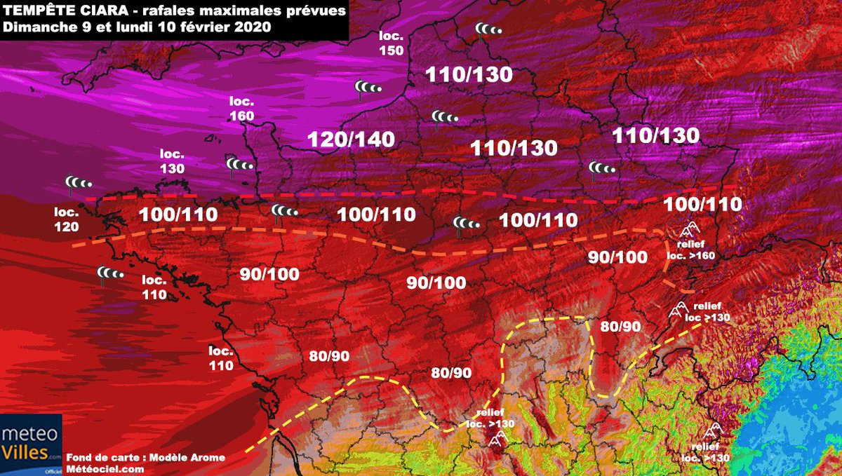Extrême prudence dans la #Manche, particulièrement en bord de mer. Une rafale de vent à 161 km/h relevée à l'instant à #Barfleur. #TempeteCiara <a href="/SDIS50/">Sapeurs-Pompiers 50</a> <a href="/Prefecture50/">Préfet de la Manche 🇫🇷</a>