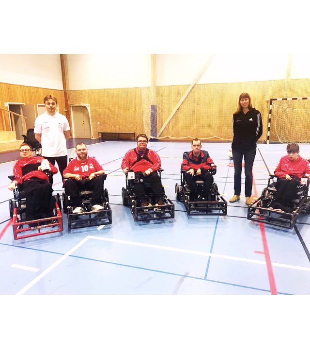 EuropePFA's tweet photo. Those first steps towards nurturing the interest of Sweden in Powerchair Football were taken today at the Malmö Open The European Parasport event. 
#europeanpfa #powerchairfootball
#elrullstolsfotboll 
#malmop #framåtförflerirörelse #parasportswe #fifh #malmö https://t.co/gJuhOxjk6a