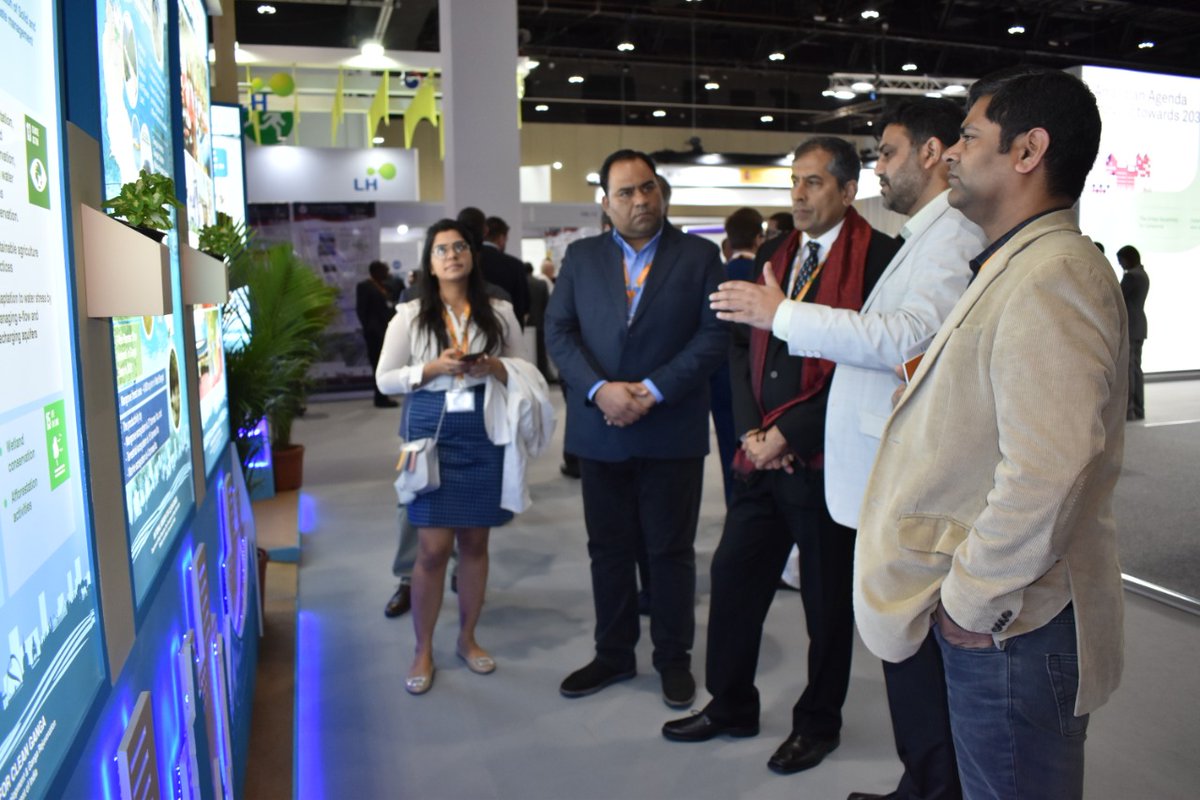 IndembAbuDhabi's tweet photo. Ambassador Pavan Kapoor inaugurated the Pavillion of the National Mission for Clean Ganga (NMCG) @WUF_10 at ADNEC, Abu Dhabi.
@AmbKapoor @IndianDiplomacy @cleanganganmcg #NamamiGange https://t.co/MxneEMVwqb