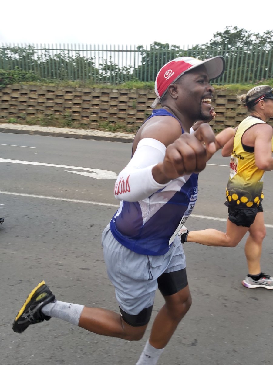 ClubAzania's tweet photo. Nice pushing Lucky 💪🏿💪🏿, @JeppeMarathon was conquered. 
#JeppeMarathon https://t.co/AuNN5bBHSI