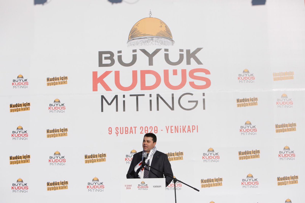 kudusmitingi's tweet photo. Demokrat Parti Genel Başkanı Gültekin Uysal konuşmalarını gerçekleştirdi. https://t.co/bsZA3RObii