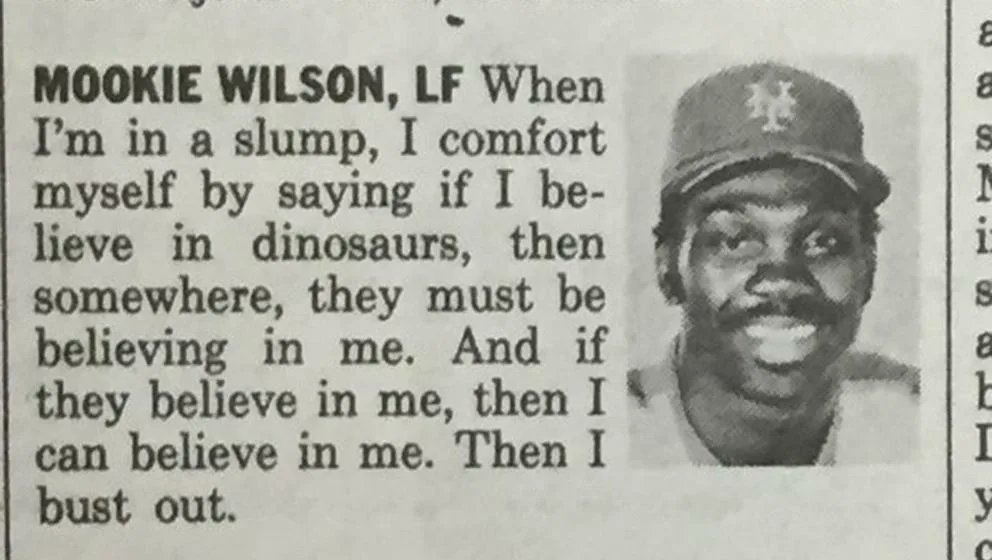 Happy birthday to Mookie Wilson, professor of Slump Busting 101 