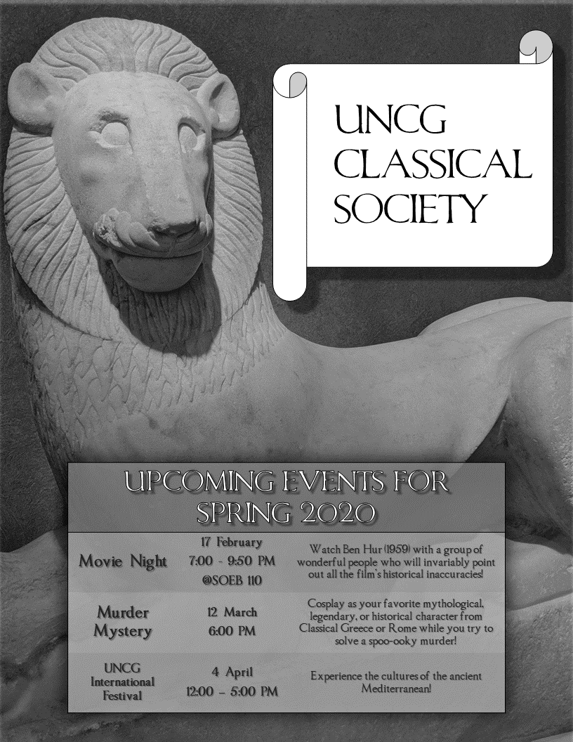 Classical Society (@uncgclassicssoc) on Twitter photo 