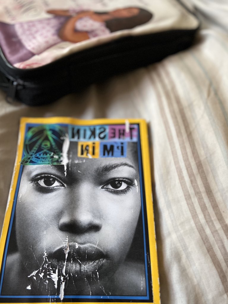 Note2Queen's tweet image. My son has finished his chosen book for January. The Skin I’m in.

Told me mom read this before I take it back...son I have read it!

He said Do you have a moment to discuss... Sure do! Love my young king