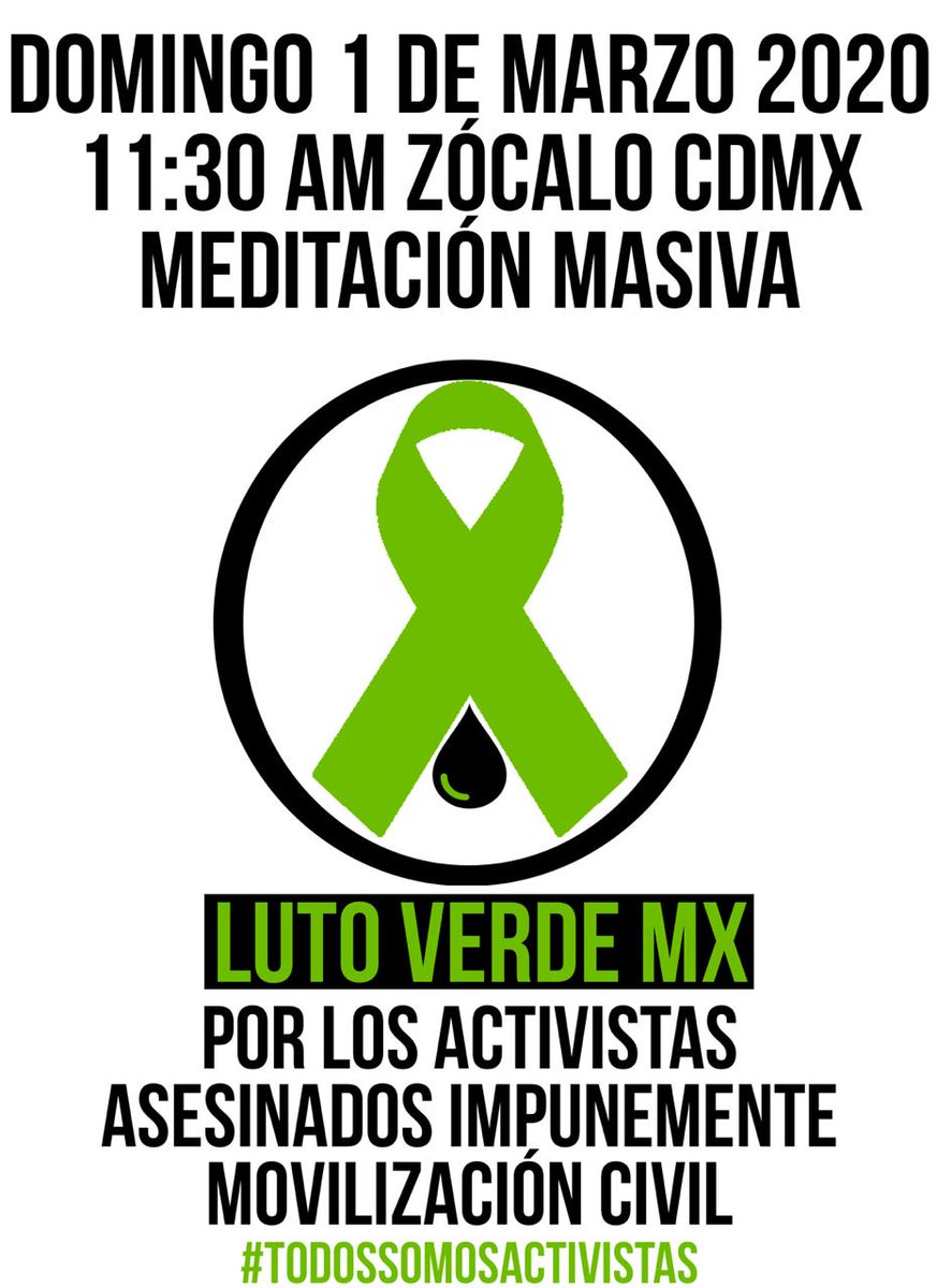 Por qué los activistas no están en la agenda de nuestro presidente <a href="/lopezobrador_/">Andrés Manuel</a>? 
Pregunta seria.
<a href="/Claudiashein/">Claudia Sheinbaum Pardo</a> <a href="/supercivicosmx/">Los Supercívicos</a> <a href="/BrigadaHormigas/">Hormigas Brigada Ciclista</a> <a href="/emeequis/">Emeequis</a> <a href="/nexosmexico/">Revista Nexos</a> <a href="/Pajaropolitico/">Animal Político</a> <a href="/BrigadaHormigas/">Hormigas Brigada Ciclista</a> <a href="/diegoluna_/">diego luna</a>