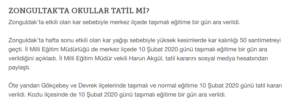 Zonguldak'da #kartatili