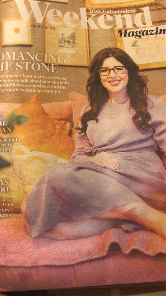 Our absolute favourite, @chupisweetman, is the cover star of this weeks Irish Independent Weekend magazine ✨Gorgeous interview &amp; pic with a very sweet little shout out to Bellinter too! 💛☺️
#chupi #womeninbusiness #amazing #thosewhodontbelieveinmagicwillneverfindit