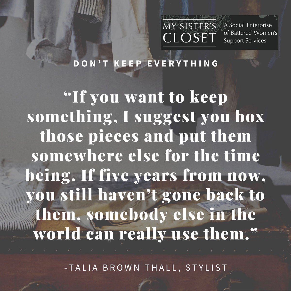 Tips for resetting your closet in 2020! 🙌

Two stylists, <a href="/lkisstyle/">LKISStyle</a> and <a href="/talia_stylist/">TaliaBrown</a>, shared their advice in a recent <a href="/globalnews/">Globalnews.ca</a> article written by <a href="/meghancollie/">Meghan Collie</a>.

#ConsciousShopping #SlowFashion #Repurpose #Secondhand #Thrift #ThriftVancouver #SocEnt #Fashion2020