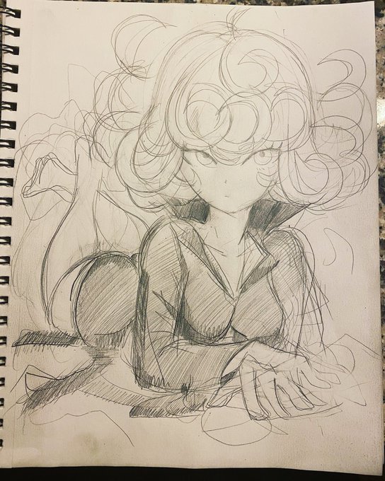 Another sketch of Tatsumaki 