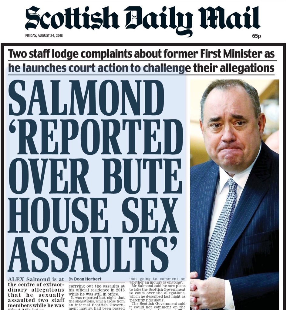 mik61scot's tweet photo. @AgentP22 Will Sturgeon's new Senior Minister Sexual Harassment Complaint Procedure apply to Derek Mackay as it did to Alex Salmond?!🤔
#Mackaygate https://t.co/0YQzlzp521