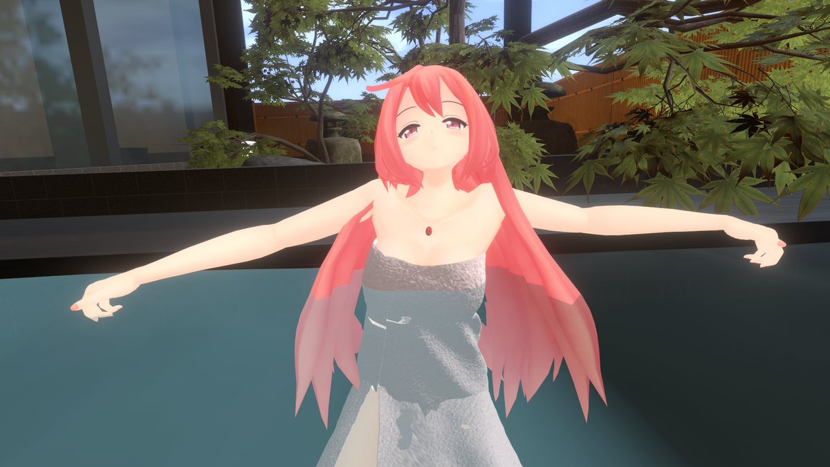 きりー Vrchat その２ Test 銭湯 寝転ん湯にお邪魔 あ 生き返るわ ミニさん 相変わらずえっちい この銭湯で寝落ちすると桶の妖怪に食われるらしい サウナも完備 やっぱり腕組みしちゃうよね