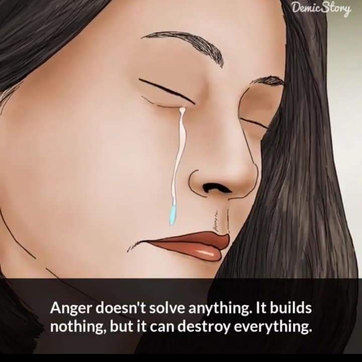 40. "Where there is anger, there is always pain underneath. Anger doesn't solve anything. It builds nothing, but it can destroy everything." - ctto