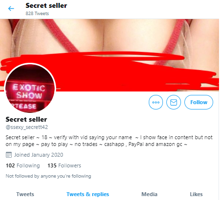 STILL RUNNING! Update: #OnBlast Underaged SCAMMER'S current accounts:- @sexxysinnner- @Sexyy_secrett42/ @ssexy_secret42 => @ssexy_secrett42Still UNDERAGE, selling content & scamming; STILL ILLEGAL/WRONG! #RT &  #REPORT HER ACCOUNTS to Twitter CSE:  https://help.twitter.com/forms/cse 