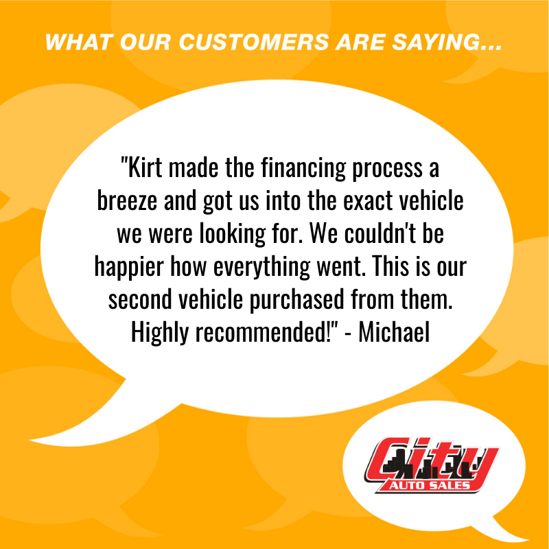 CityAutoSales3's tweet photo. Thanks for sharing your experience with our team! We appreciate your business! #CustomerTestimonial https://t.co/00XWEHiAfq
