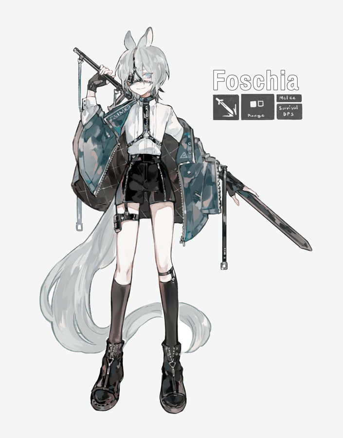 sera_1023's tweet photo. Foschia Arknights ver. [my OC] https://t.co/mlk22PEV2c