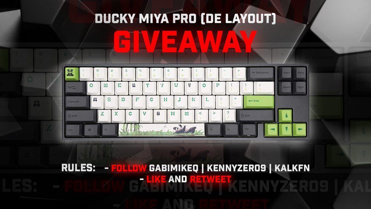 Followt @gabimikeq , @kennyzero9 und mir + Liked und Retweetet diesen Tweet um teilzunehmen. Ausgelost wird am 20.02. (only DACH Region)