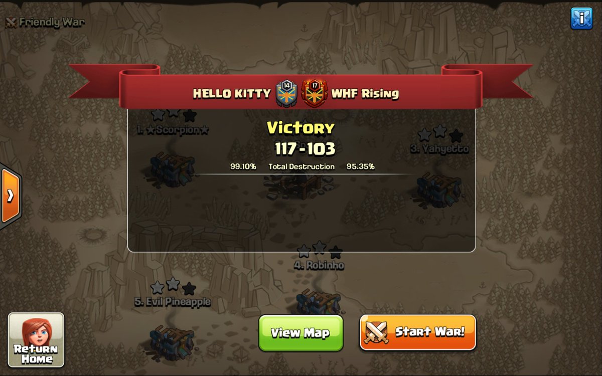 GrumpyOldMenCoC's tweet image. Final war of @clash_cup regular season.  Bring on the playoffs!