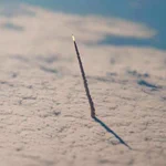 ISSからロケットを撮影した結果？なんかかわいい!