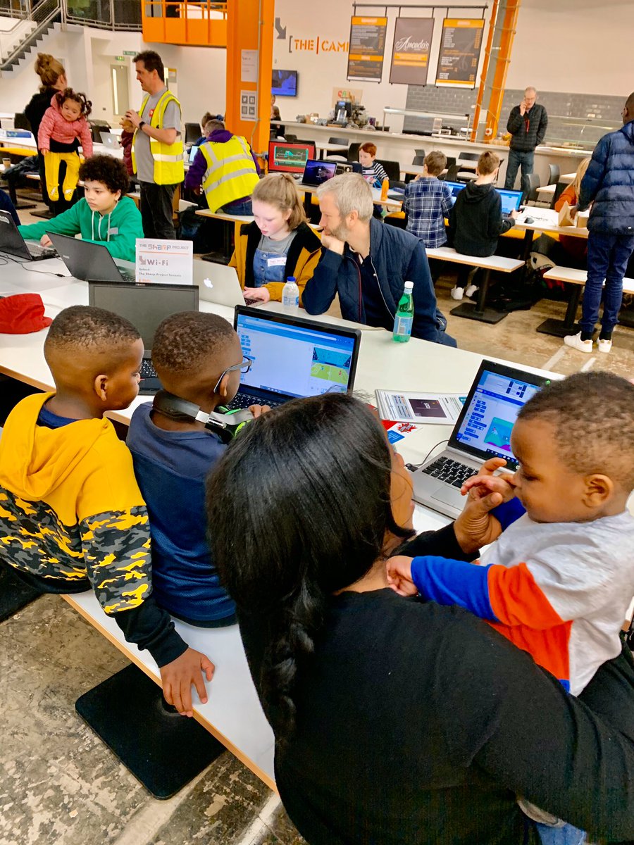 SharpFutures's tweet photo. Thank you to all the young coders, families, mentors & volunteers who braved the storm to attend @McrCoderDojo #57 @sharpproject today ππ»βοΈ!!
A really good turnout & lots of first time attendees!
#McrCoderDojo returns in June https://t.co/AETcbu8lTr